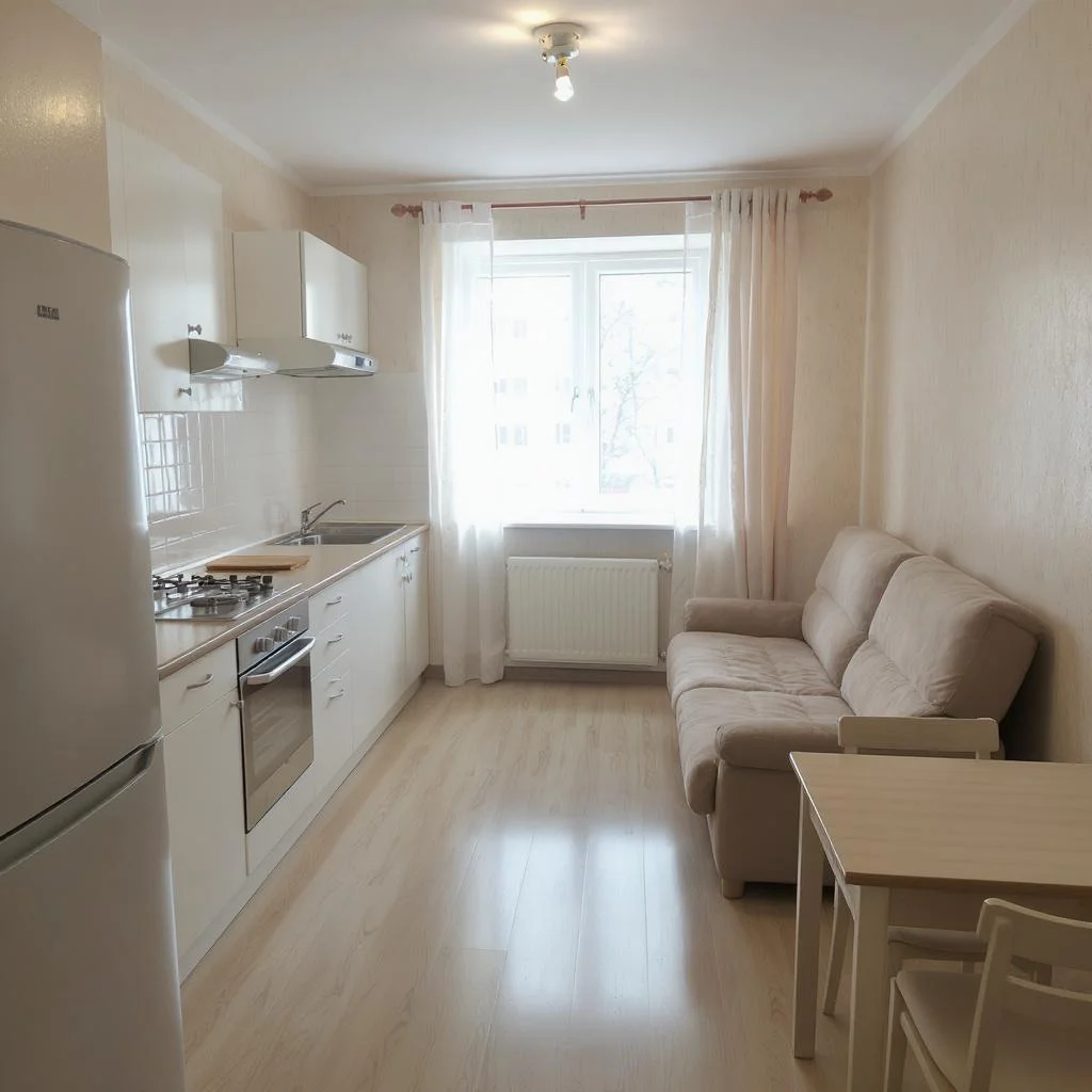 Натуральная чистота в студии после аренды - после уборки