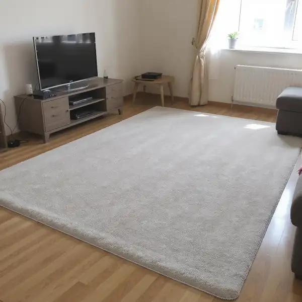 Чистка ковра в гостиной на дому - после уборки